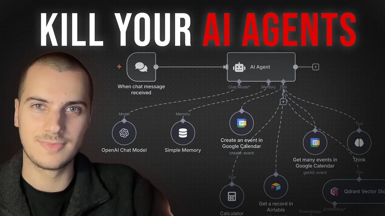Video: 99% AI Agents Shouldn't Exist. Do This Instead (+ reliable, faster, cheaper)!